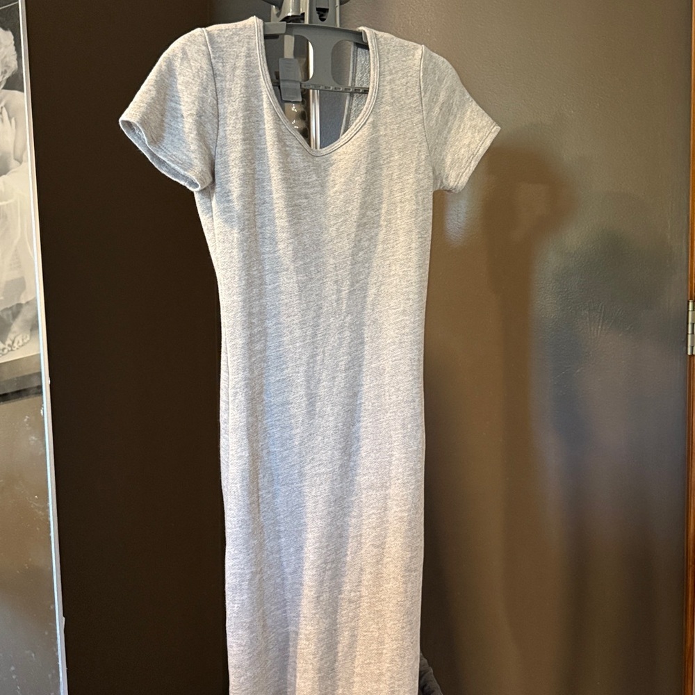 Go Couture gray Maxi dress
